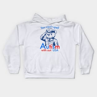 You Can’t Spell Autism Without USA Kids Hoodie